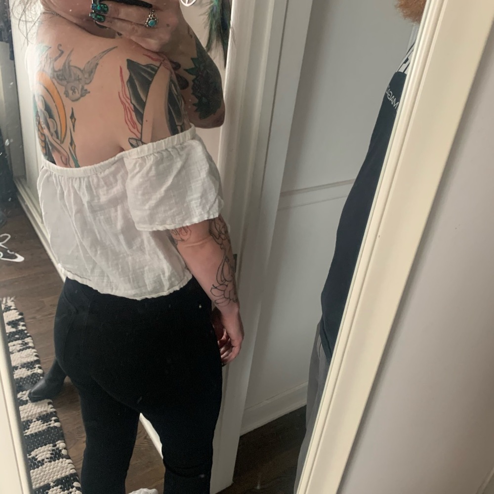 Billabong boho off the shoulder top